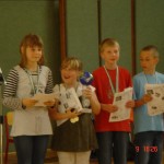 Die Mannschaft der Rückert-Grundschule gewann den Wanderpokal.